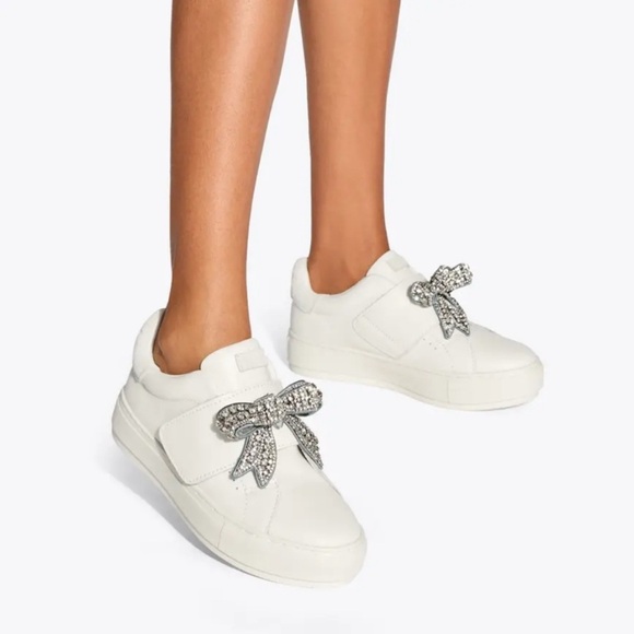 Kurt Geiger Laney Bow Sneakers Size 37 - Picture 1 of 11